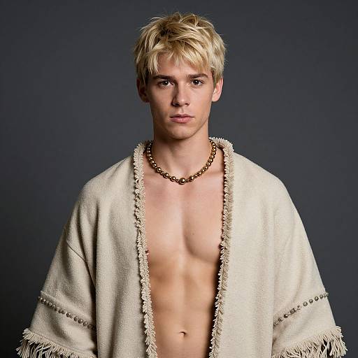 Realistic Man in Toga Costume