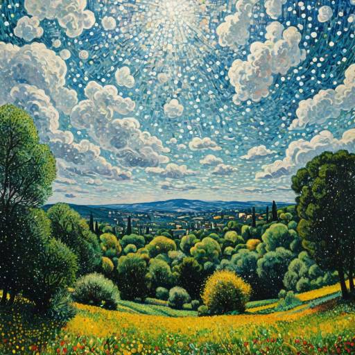 Vibrant Quantum Realm in Panoramic View