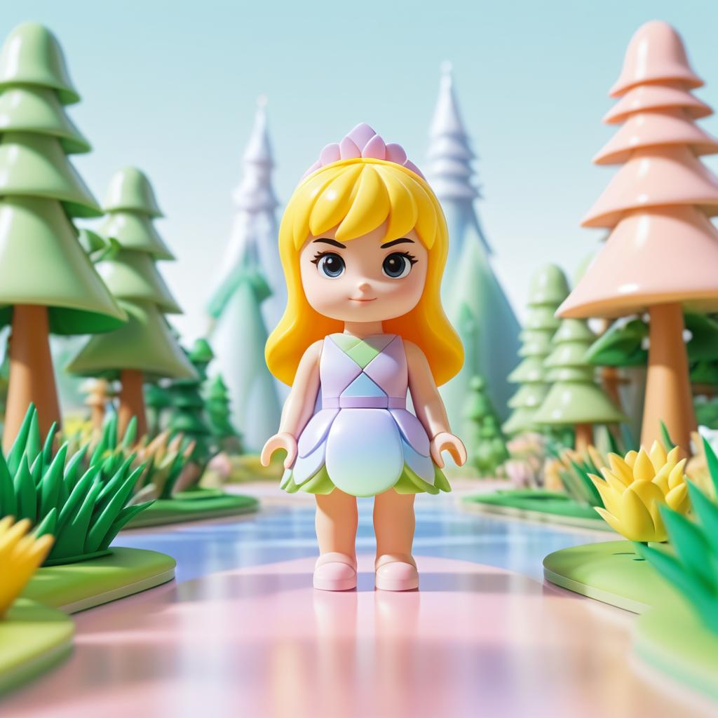 Charming Fairy Minifigure Landscape Design