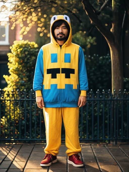 Realistic Pac-Man Cosplay Photography