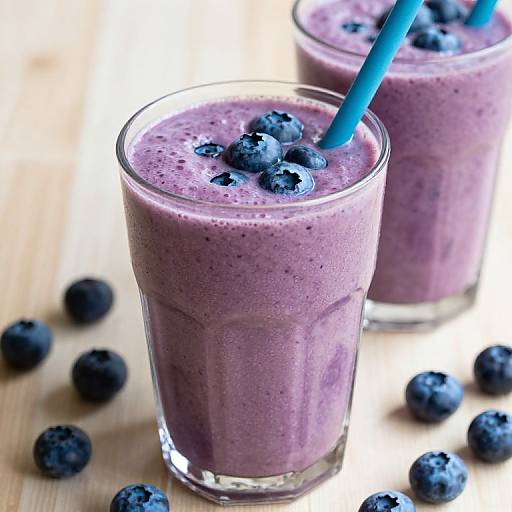 Refreshing Flat Belly Blueberry Smoothie