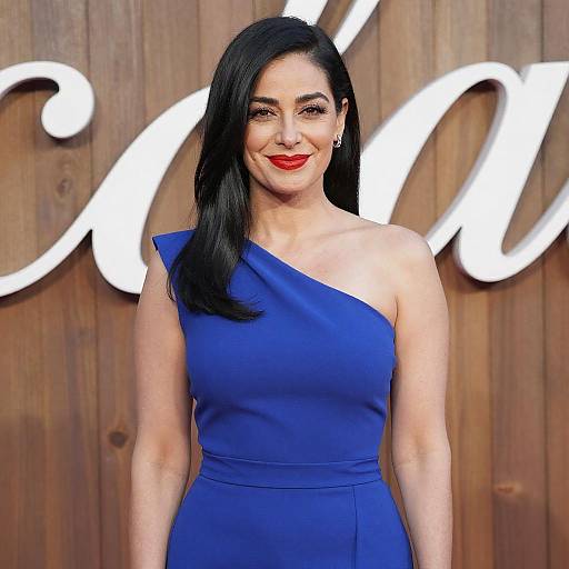 Portrait of Woman in Blue Dress