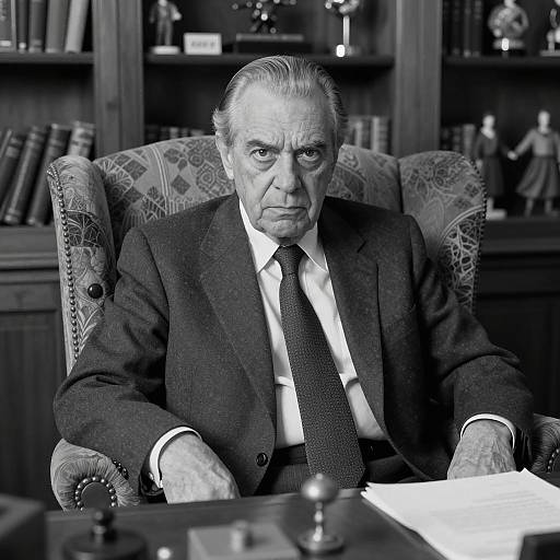 Classic Portrait of an Older Man