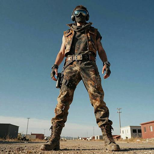 HDR Retro Post-Apocalyptic Portrait