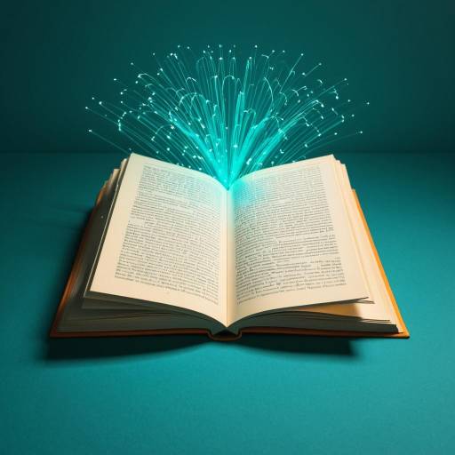 Glowing Book Illustration in Fawncore Style