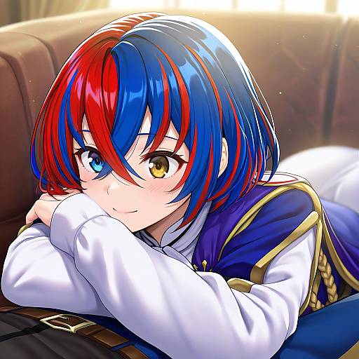 Illustration of Alear (male) (fire emblem), fire emblem in the style of Shiina excel