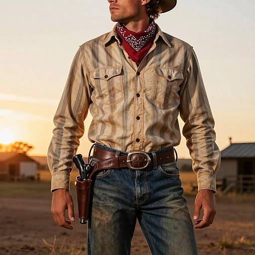 Vintage Outlaw Billy the Kid Outfit