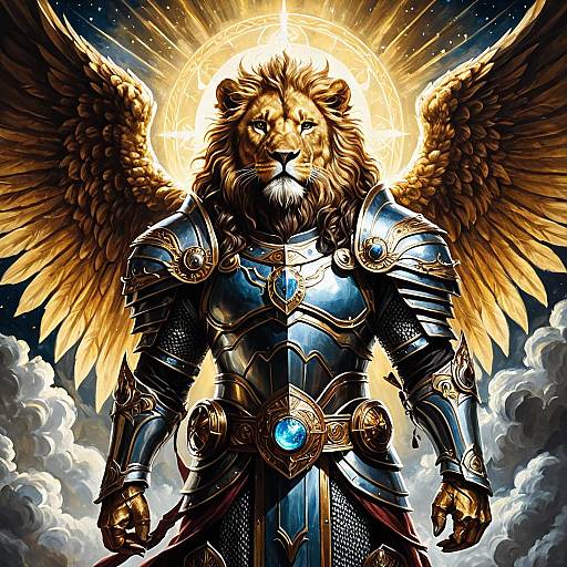 Celestial Winged Lion Paladin