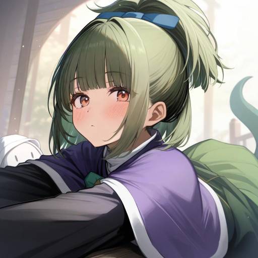 Illustration of Adagumo no saragimaru, len'en in the style of Tab head