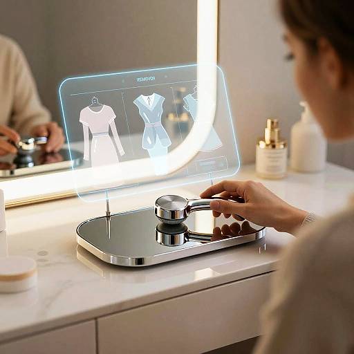 Futuristic Interactive Cloths Remover Tool