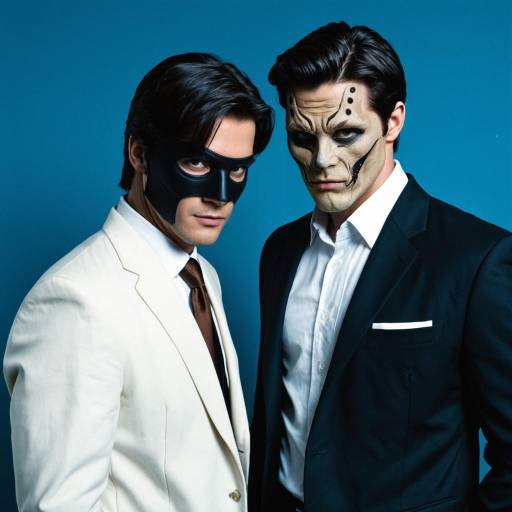 Realistic Two-Face Costume for Men