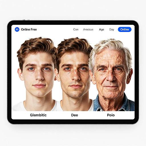 Realistic Age Progression Digital Art