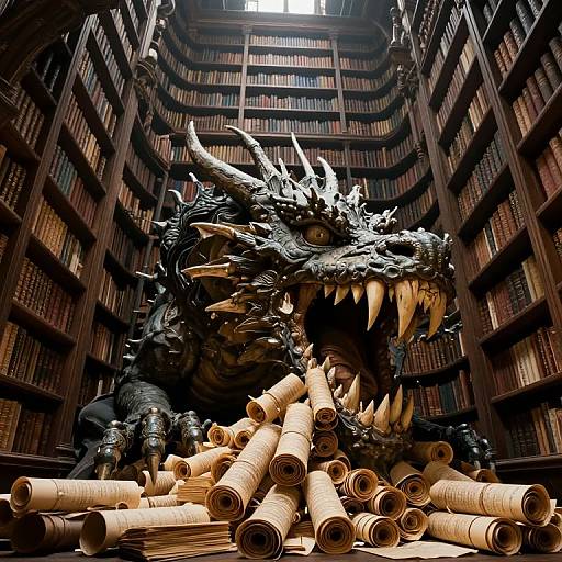 Dragon's Library of Endless Scrolls