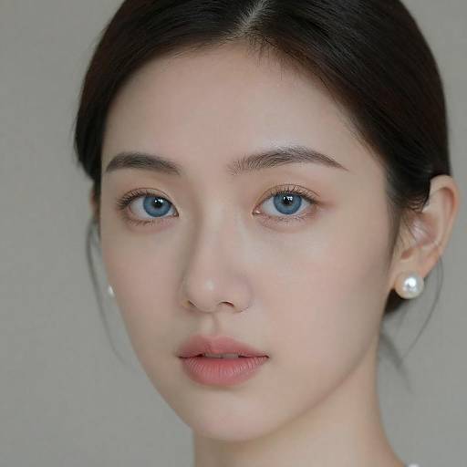 Elegant Close-Up of a Woman