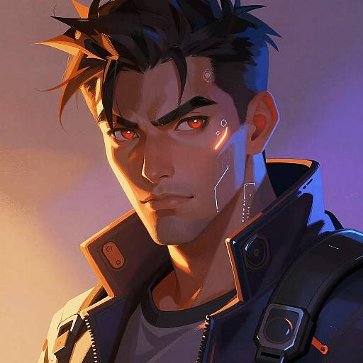 Dramatic Valorant Agent Close-Up