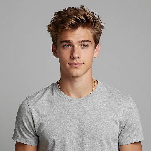 Stylish Young Man Portrait in Detail