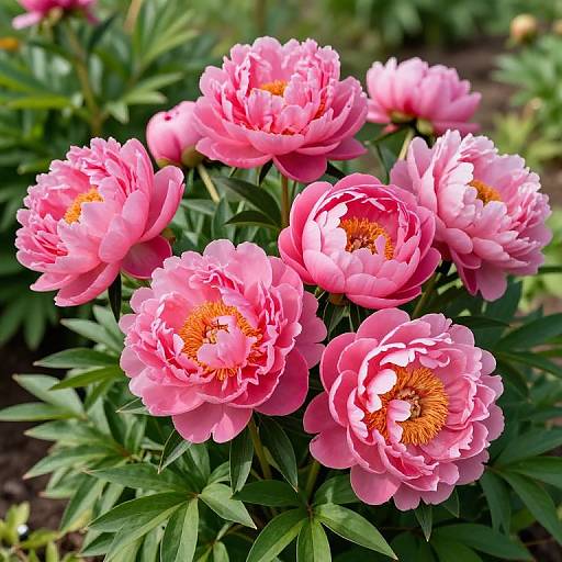 Vibrant Pink Peonies in Alaska