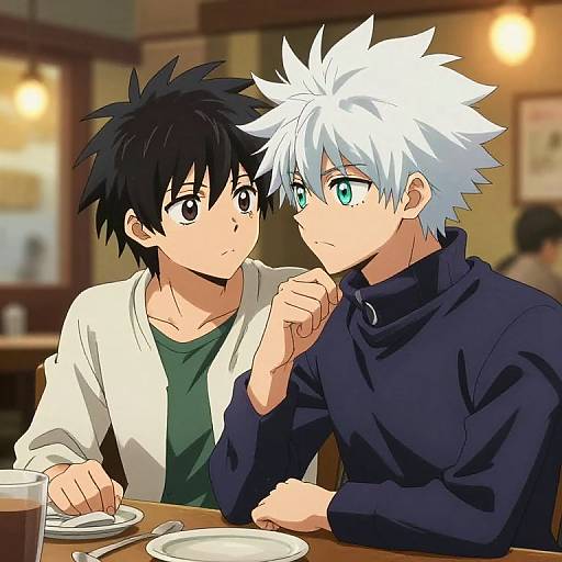 Anime Boyfriend Café Scene