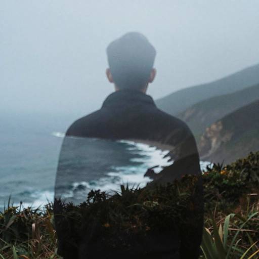 Double Exposure Nature Silhouettes