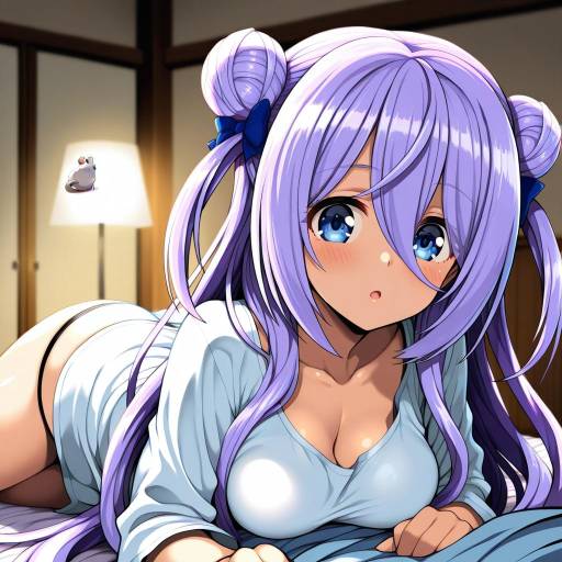 Illustration of Amamiya shizuku (hizuki yayoi), original in the style of Shin'ya (shin'yanchi)