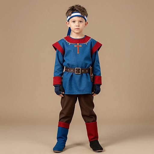 Young Boy in Medieval Costume