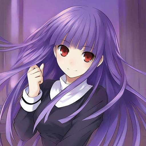 Illustration of Asagami fujino, kara no kyoukai in the style of Tsunako