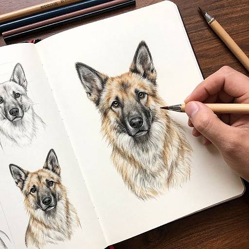 Realistic Animal Portrait Drawing Guide