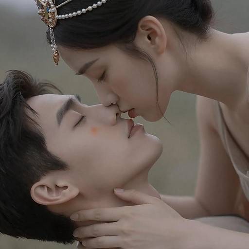 Intimate Moment Between Couple