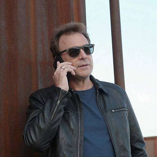 Casual Outdoor Portrait of Middle-Aged Man