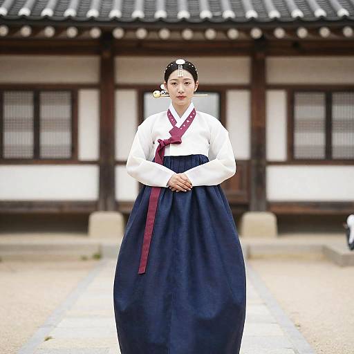 Traditional Korean Female Pants Style