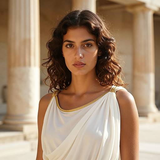 Timeless Greek Beauty Portrait
