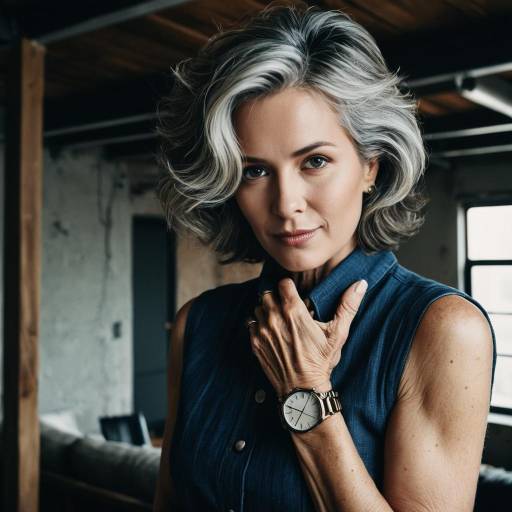 Elegant Fashion Photography of Mature Woman