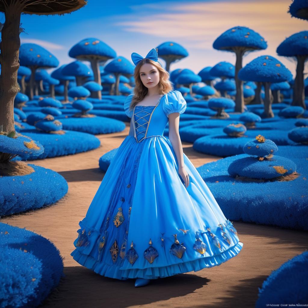 Alice in Wonderland's Dreamlike Landscape