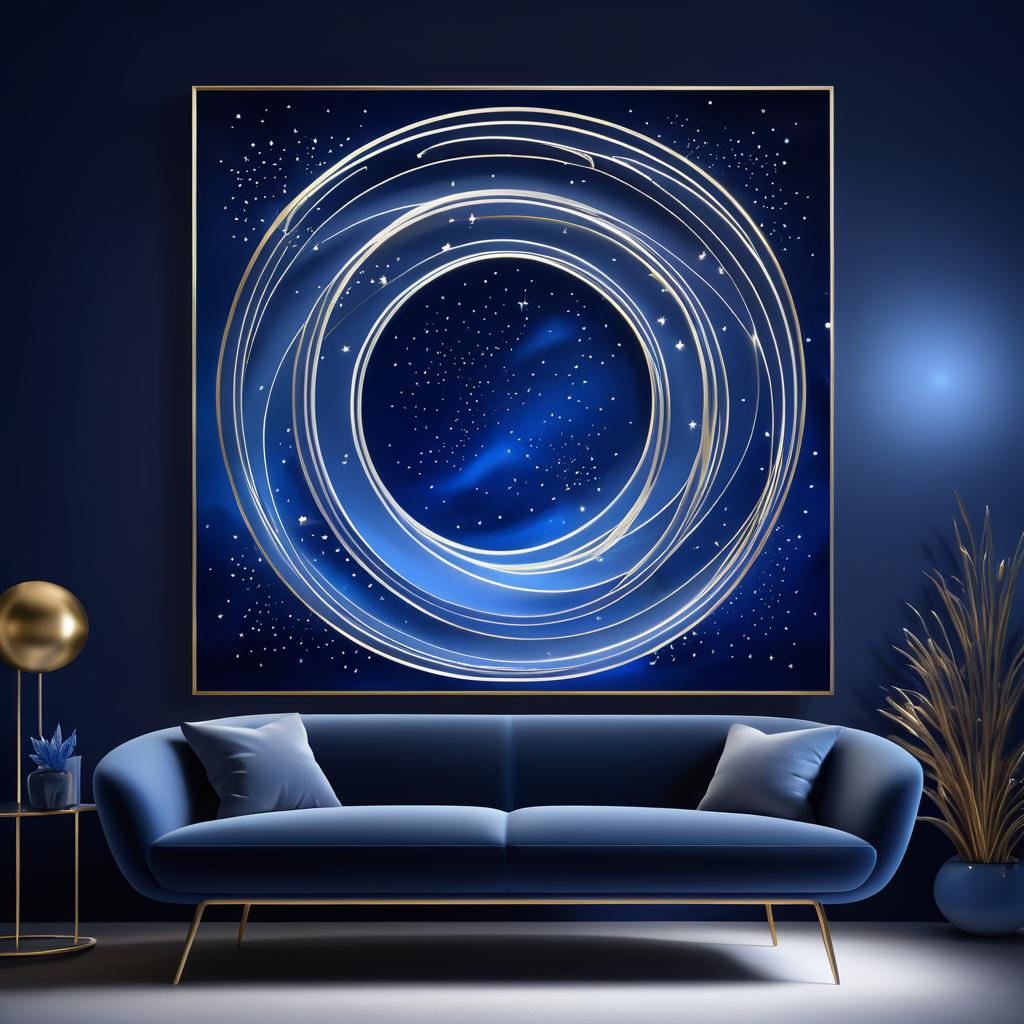 Ethereal Star Light Painting Design