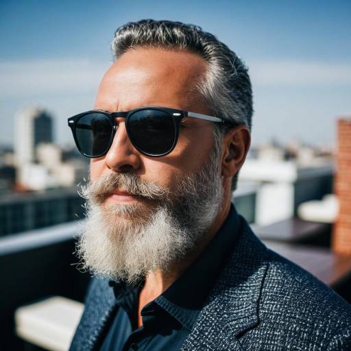 Sophisticated Rooftop Portrait of a Man