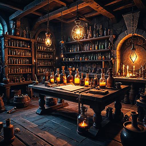 Arcane Alchemist Workshop Interior
