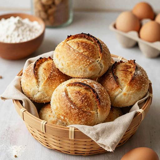 Rustic Scottish Stoties Bread Basket