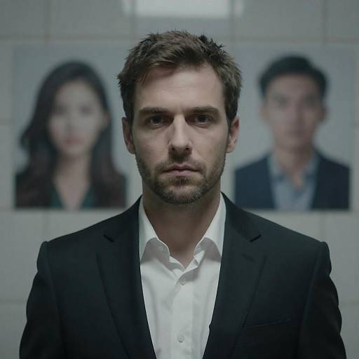 Moody Portrait of Man in Suit