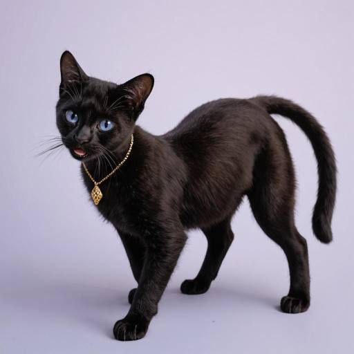 Graceful Siamese Cat in Twilight Background Graceful Siamese Cat in Twilight Background