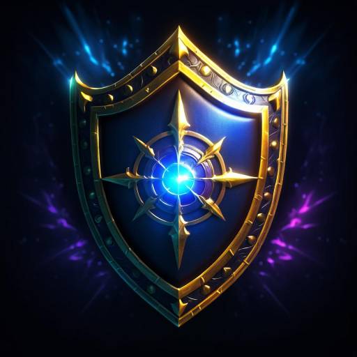 Enchanted Glowing Shield