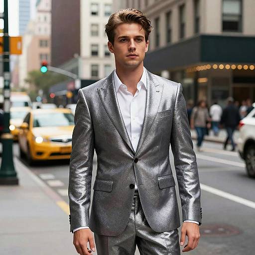 Starfire Male in Shiny Suit