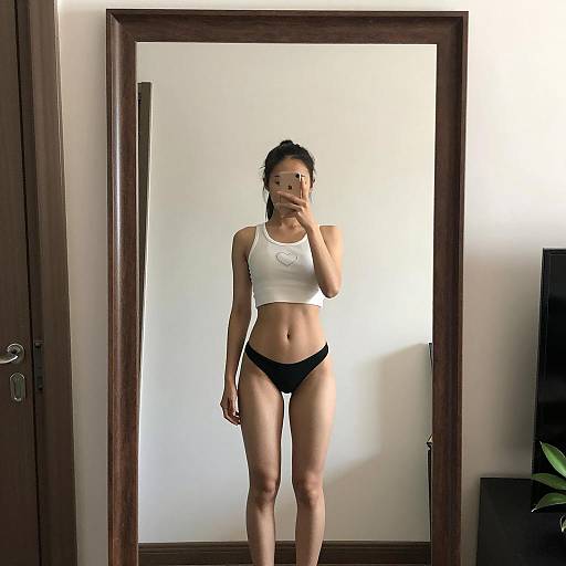 Reflective Pose: Modern Mirror Photography