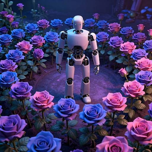 Photorealistic Fractal Rose Garden