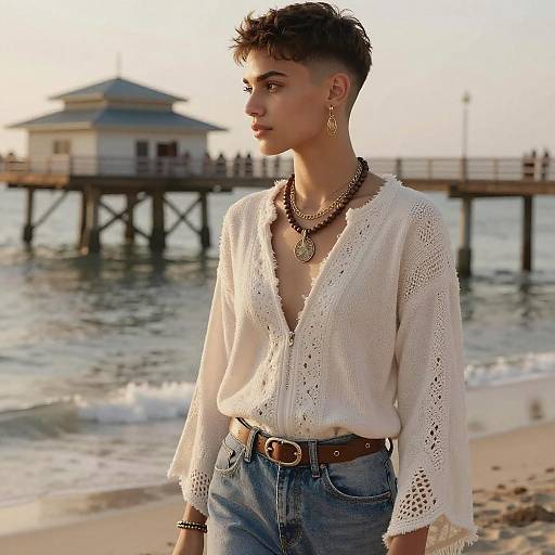 Boho Chic Box Fade by Seaside Pier