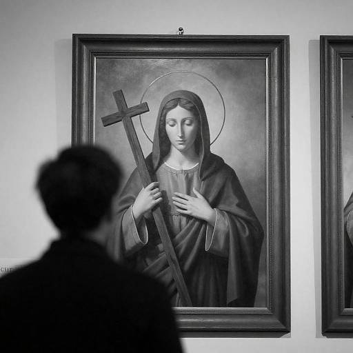 Mysterious Shadows and Sacred Portraits