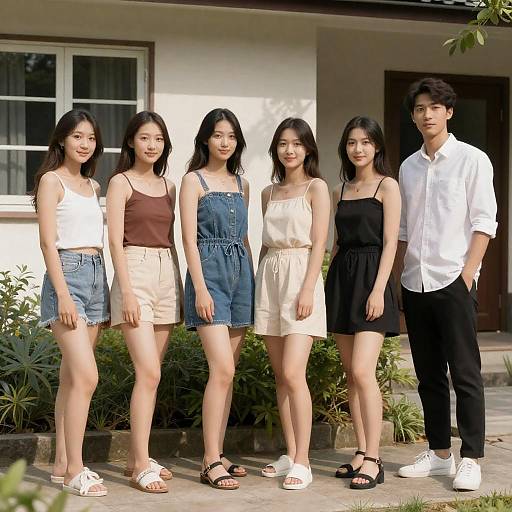 Summer Gathering of Young Adults Outside