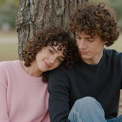 Intimate Moment Between Two Friends