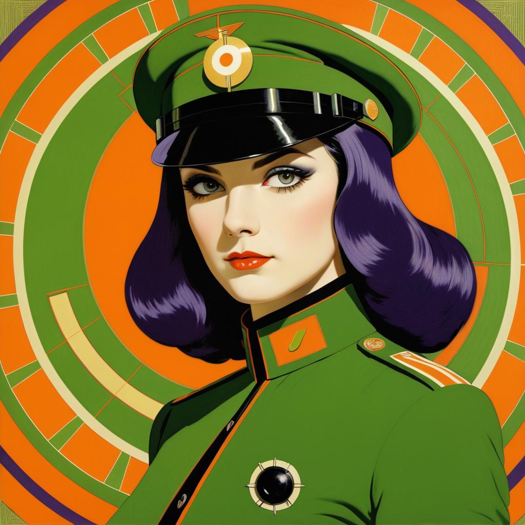 The Electric Girl: Super Spy Portrait