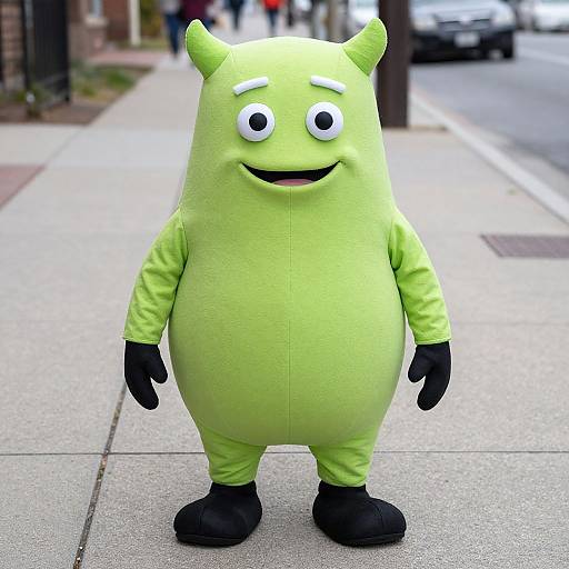 Adult Huggy Wuggy Costume Close-Up