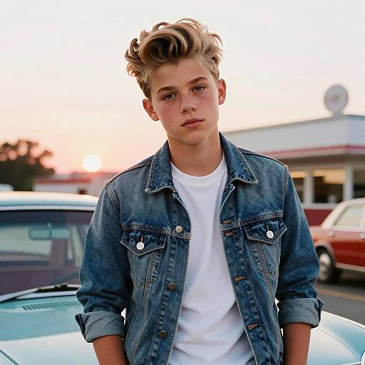 Classic Pompadour Greaser Teen Style